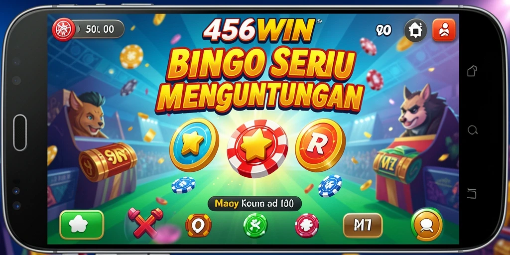 Tampilan gameplay Bingo yang seru di 456WIN.