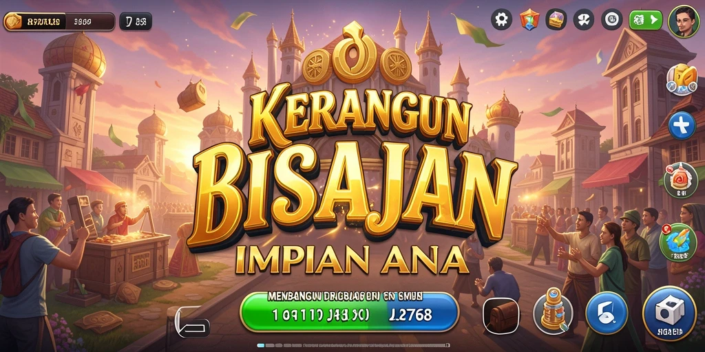 Tangkapan layar gameplay 8768 dengan nuansa bisnis Tycoon.