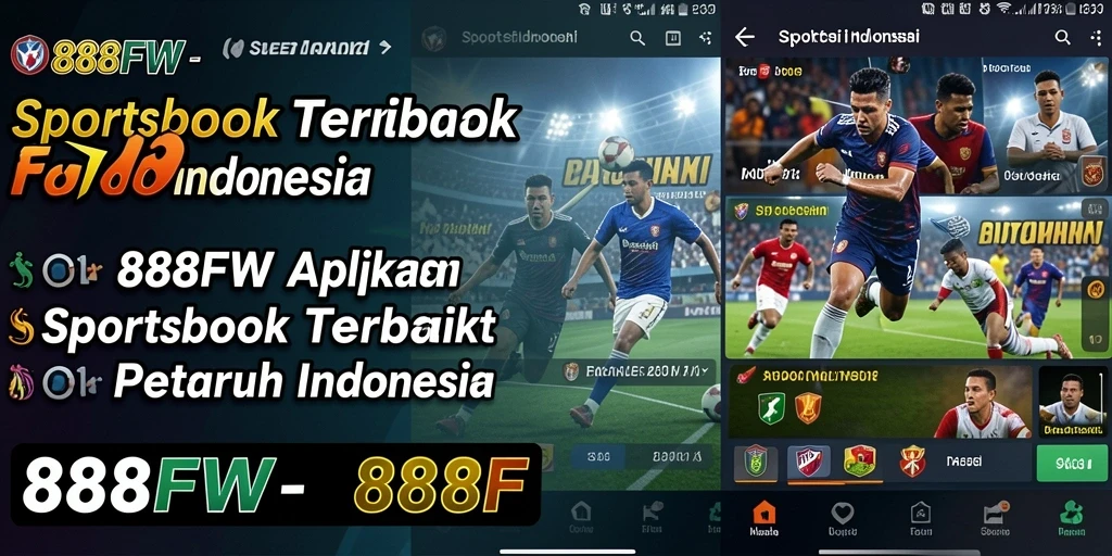 Tampilan antarmuka 888FW saat melakukan taruhan olahraga
