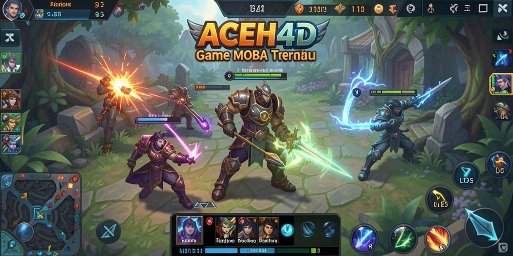 Screenshot gameplay ACEH4D menampilkan aksi pertempuran yang mendebarkan.
