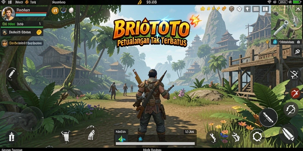 Tampilan gameplay seru di dunia terbuka BRIOTOTO.