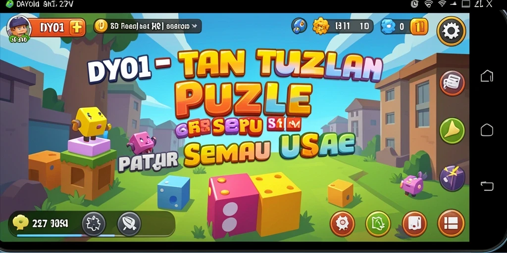 Tampilan gameplay DYO1 yang menarik dengan tantangan Puzzle.