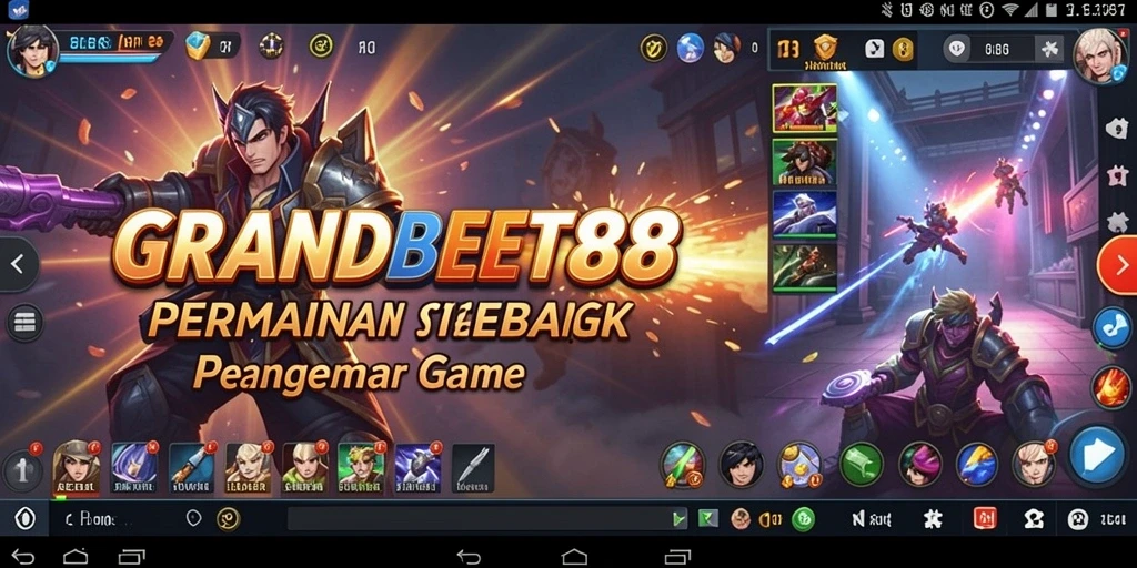 Tampilan gameplay seru dan strategi yang menantang di GRANDBET88.