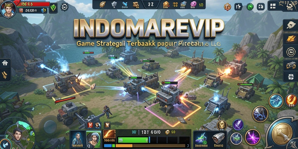 Tampilan gameplay menarik dari INDOMAREVIP dengan elemen strategi yang kaya.