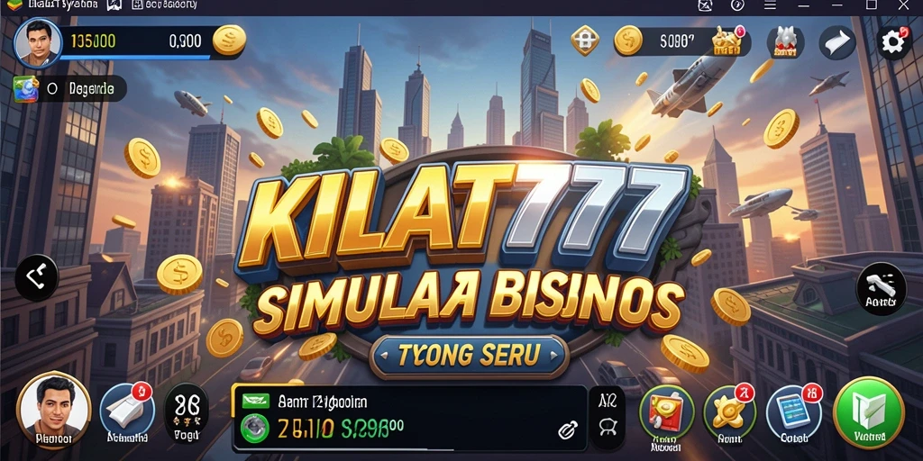 Tampilan seru dari gameplay Tycoon KILAT777 dengan banyak pilihan strategi.