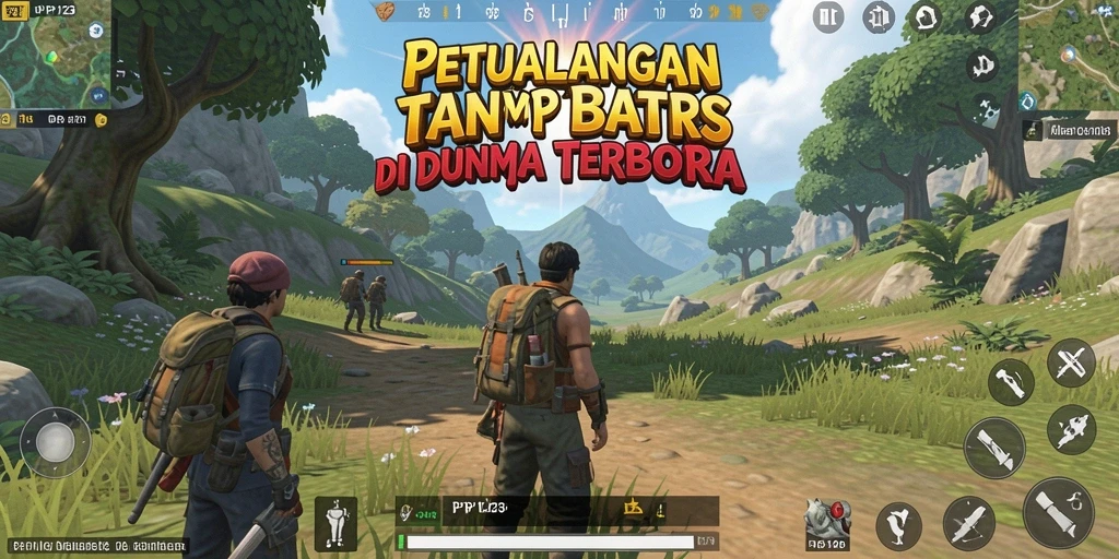 Gameplay PP123 menampilkan dunia terbuka yang luas dan penuh petualangan.