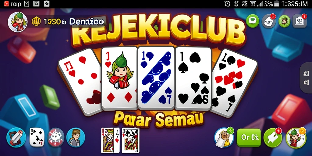 Tampilan gameplay yang seru dalam REJEKICLUB.