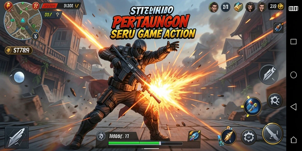 Tampilan gameplay ST789 yang menegangkan dan penuh aksi.