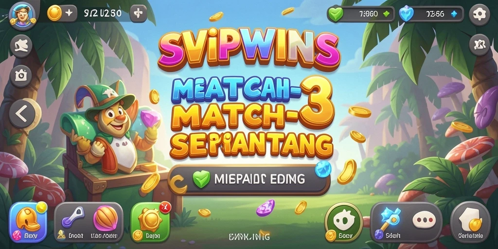 Screenshot menunjukkan gameplay seru dengan grafis memukau di SVIPWINS.