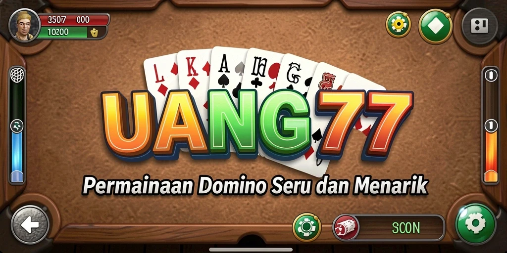 Tampilan gameplay UANG77 yang seru dan interaktif.