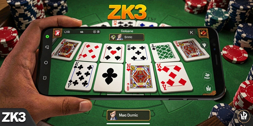 Tangkapan layar utama yang menunjukkan serunya gameplay Domino.