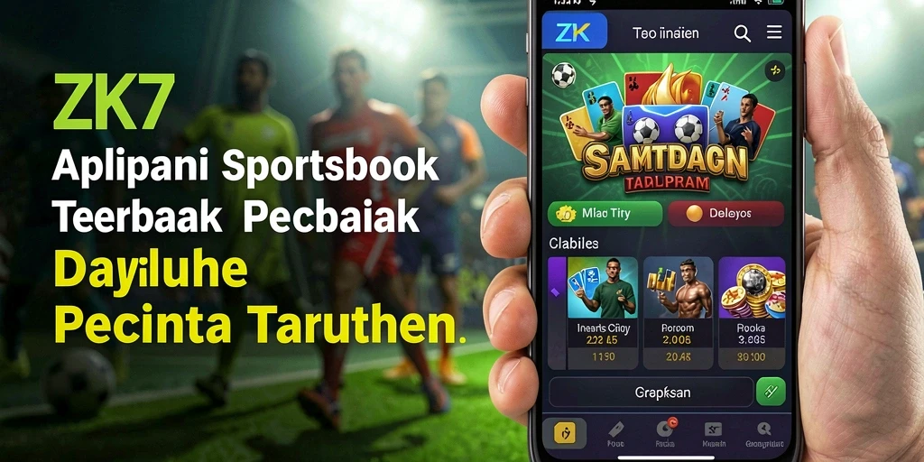 Tampilan utama ZK7 yang menunjukkan berbagai opsi taruhan olahraga.
