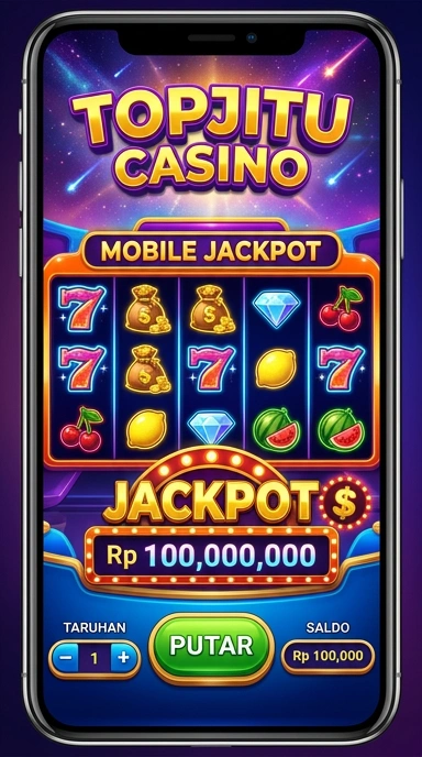 Tampilan utama aplikasi topjitu yang intuitif.